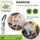 Wonder Worker Barrow Taburete Escalera Plegable de Acero con 2 Peldaños Antideslizantes