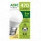 A2BC LED Lighting, Bombilla Esférica con Luz Calida, 6 W, Paquete de 5