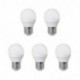 A2BC LED Lighting, Bombilla Esférica con Luz Calida, 6 W, Paquete de 5