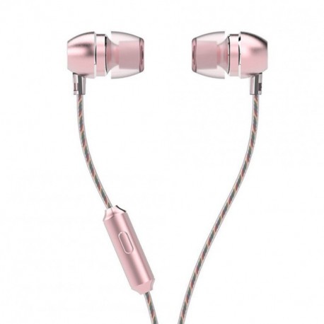 LIVEHITOP UiiSii HM7 metal del auricular, micrófono HD Auriculares estéreo con micrófono Bass en la oreja del auricular para 