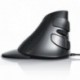 CSL-Computer Aplic - Ratón Vertical óptico | Wired Vertical Mouse | Incl. reposamanos extraíble | Diseño ergonómico/previen