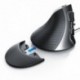 CSL-Computer Aplic - Ratón Vertical óptico | Wired Vertical Mouse | Incl. reposamanos extraíble | Diseño ergonómico/previen