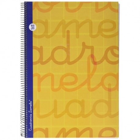Lamela 7FTE003N - Cuaderno folio en espiral, color naranja