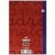 Lamela 7FTE003R - Cuaderno folio en espiral, color rojo