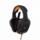 Logitech G231 Prodigy - Auriculares para Gaming estéreo con micrófono para PC, Xbox One y PS4 Color Negro/Naranja