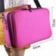 Travelmall Cosmético Organizador-Profesional Maquillaje Case-Travel Maquillaje Herramientas Contenedor Rosa roja- 42x31x14 c