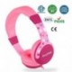 Auriculares, [Regalo de Reye] EasySMX Auriculares Cascos de Diadema para Niños, Cascos Infantiles con Cable, 3.5 mm Jack, Vol