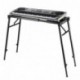 Neewer Soporte Plegable de Piano para Teclado de 61 / 76 / 88 Teclas con Altura Ajustable de 65cm a 110cm y longitud de 73cm 