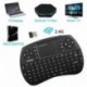 Leelbox Mini Teclado Inalámbrico con Touchpad 2.4GHz Mini Keyboard Teclado Ergonómico con Ratón Touchpad para Android TV Box 