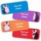 Pegatinas Personalizadas Con El Nombre Y Apellido | Adhesivos Personalizados Impermeables Con Motivos De Pingüinos 40 