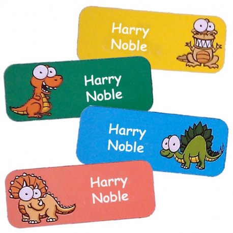 Pegatinas Personalizadas Con El Nombre Y Apellido | Adhesivos Personalizados Impermeables Con Motivos De Dinosaurios 40 