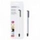 Wacom CS-190W Stylus Bamboo Solo 4 - Bolígrafo Digital ergonómico para Todos los Dispositivo táctiles, Blanco