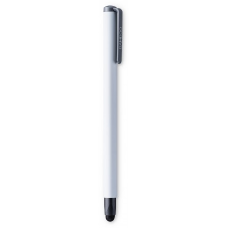 Wacom CS-190W Stylus Bamboo Solo 4 - Bolígrafo Digital ergonómico para Todos los Dispositivo táctiles, Blanco