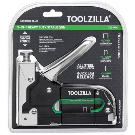 TOOLZILLA Grapadora manual y 600 grapas