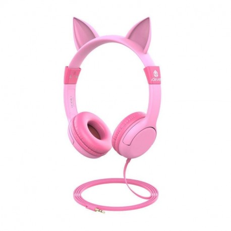 Auriculares para niños, iClever Volume Limiting Auriculares para niños Sobre el oído Auriculares para bebés con diseño estére