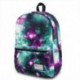 Mochilas Escolares Casual SKL Mochila Galaxia Lona Para Niños Unisex Universitarias Verde 