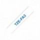 Unistar Iron-on Cinta Textil Cintas para Impresoras de Etiquetas Compatibles con Brother TZe-FA3 / 12mm x 3m / Color Azul / B