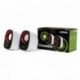 Catkil 936721 - Altavoces USB, 5 W, Color Rojo