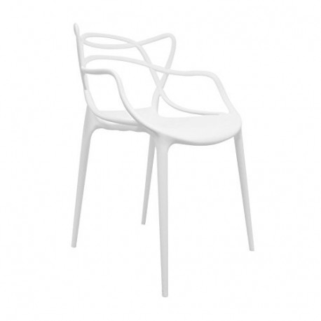 Regalos Miguel Silla Korme apilable: una de Las Sillas Masters del Diseño Moderno Blanco 