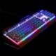 Juego De Teclado y Mouse UrChoiceLtd® Ajazz RGB Naranja LED Con Retroiluminación Ergonomic USB Gaming Teclado Multimedia + 24
