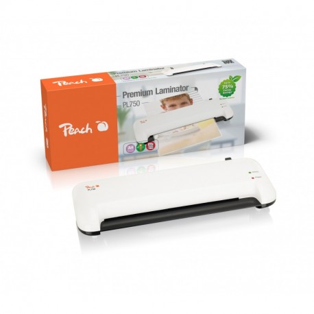 Peach PL750 - Plastificadora doméstica A4, color blanco