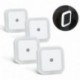 KYG Lámpara Nocturna con Sensor de Luz Activo Luz Quitamiedos para Niños de Bajo Consumo Luz de Noche Ideal para Dormitorio P