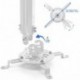 deleyCON MK-W-50 Soporte para Proyectores Universal +-15° Inclinable 360° Giratorio hasta 13,5 Kg Altura Ajustable 545mm-900m