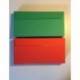 100 sobres, rojo y verde, 220 x 110 mm, cierre autoadhesivo con tira, sobres de navidad