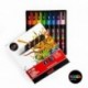 Posca - Rotuladores de pintura con purpurina, PC-3 ml, juego completo de 8 marcadores de pintura con purpurina, en caja de re