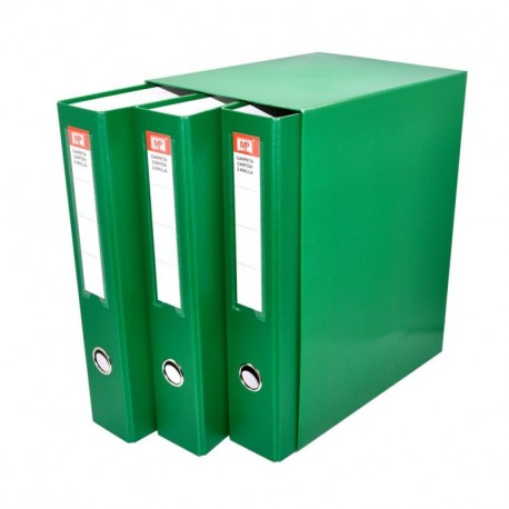 MP PC171-07 - Pack de 3 archivadores, color verde