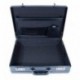 Nueva convincentes piel sintética Mens negocio Ejecutivo Piloto Maletín Attaché Travel Carry Case ampliable Negro negro