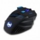 Zelotes Ratón inalámbrico profesional de 2,4 GHz, 7 botones 2400 dpi LED azul ratón óptico para juegos ratón para portátil, P