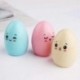 Westeng Pack de 3 Kawaii Cartoon Diseño de huevos de plástico solo agujero Sacapuntas color al azar 