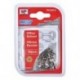 MP PA345-2 - Pack de 30 encuadernadores, 19 mm, color dorado