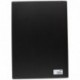 Definiclas 950159 - Carpeta de gomas 3 solapas, color negro