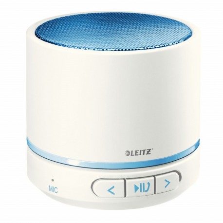 Mini altavoz portátil con Bluetooth, Con función altavoz, 6 horas de reproducción musical, Sonido cristalino y potente, Azul 