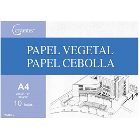 Papel Vegetal / Cebolla Resma x 10 hojas - Megabyte Papelería, C.A.