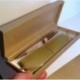 Pluma Maranda Ti-Oro de Cristal Swarovski Negro Tinta de Bolígrafo para las Señoras - Peso Ligero 22g Bolígrafo - Caja de Oro