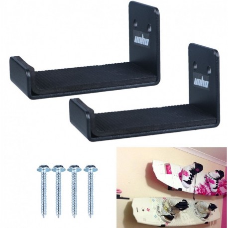 Unho® Soporte de Pared para Tabla de Surf, Un Par de Sostenedor Colgante, Estante de Pared para Tablas de Surf,de Aluminio In