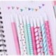 zedtom 10 piezas Multi Colores Colorful Bolígrafo Tinta Gel – kawaii Stationery Bolígrafo Dieci colores papel pluma