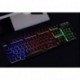 UrChoiceLtd T6 Rainbow retroiluminado USB Gaming Teclado + Rainbow Multimedia óptico de 2400dpi 6 Botones LED USB ratón para 