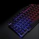 UrChoiceLtd T6 Rainbow retroiluminado USB Gaming Teclado + Rainbow Multimedia óptico de 2400dpi 6 Botones LED USB ratón para 