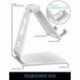 Soporte Móvil, Lamicall Multiángulo Soporte Teléfono : Soporte Dock Base para Teléfono e Smartphones para Phone Xs Xs Max XR 