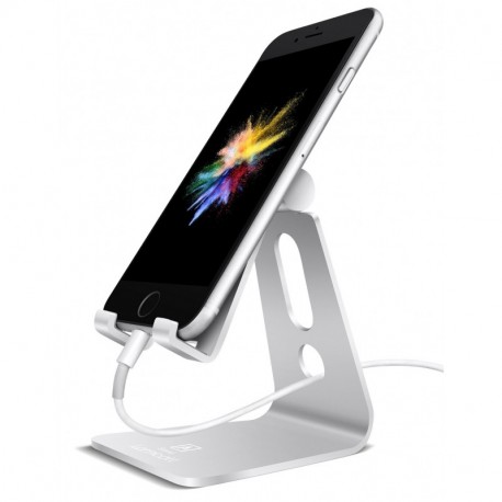 Soporte Móvil, Lamicall Multiángulo Soporte Teléfono : Soporte Dock Base para Teléfono e Smartphones para Phone Xs Xs Max XR 