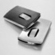 Sigel VZ120 - Porta-tarjetas de visita, para 12 tarjetas, 91 x 57 mm, color plata
