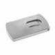 Sigel VZ120 - Porta-tarjetas de visita, para 12 tarjetas, 91 x 57 mm, color plata