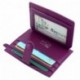 flintronic Billetera, Moda Tarjeta de Crédito Slim, RFID Bloqueo Monedero de Cuero, Mini Billetera para Tarjetas de Crédito, 