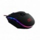 Mars Gaming MM116 - Ratón gaming para PC 3200 DPI, sensor óptico profesional, iluminación 7 colores RGB flow, 6 botones gami
