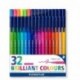 Staedtler Triplus Colour - Estuche con rotuladores de punta de fibra, color Assorted Pack of 32
