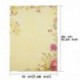 Rancco 60 PC que escriben los efectos de escritorio papel / papel de carta, papel de escritura clásico de la letra del diseño